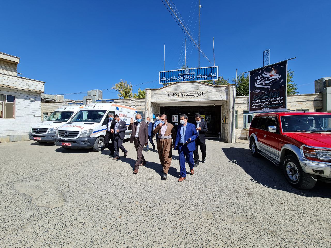 ️بازدید از ساختمان تخریبی ستاد شبکه بهداشت و درمان