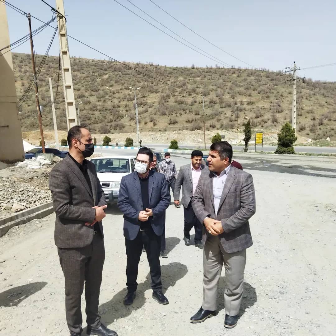 بازدید معاون سیاسی فرماندار سردشت از وضعیت معابر مسکن مهر کپران