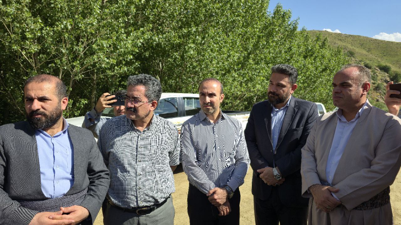 بازدید مشترک فرمانداران و نمایندگان مجلس از پروژه جاده سردشت-بوکان | 14 کیلومتر باقیمانده تا تکمیل پروژه