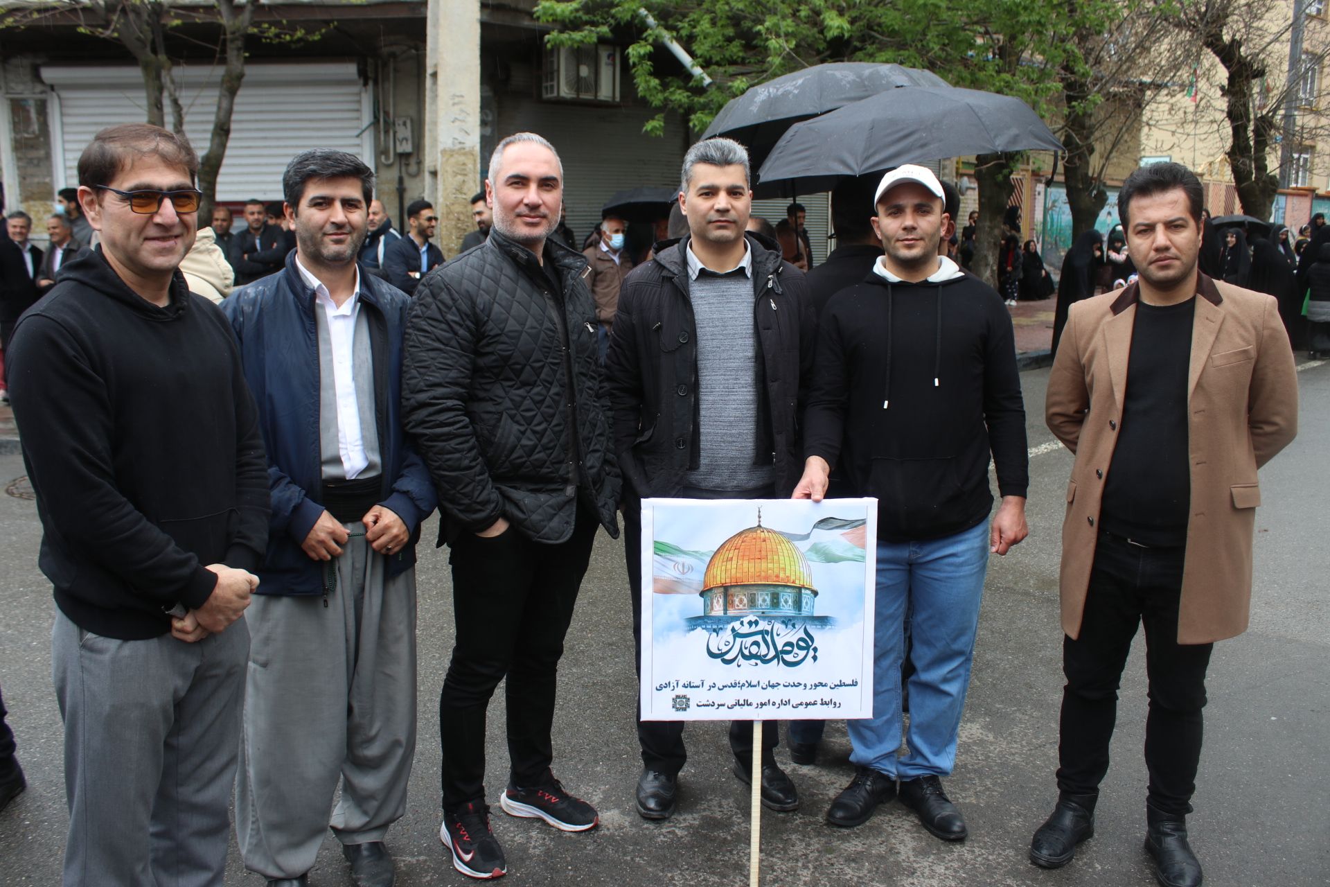 حضور سرپرست فرمانداری شهرستان سردشت در راهپیمایی روز جهانی قدس