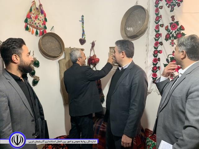 بازدید مدیرکل امور روستایی و شوراهای آذربایجان غربی از موزه مردم شناسی روستای بیوران