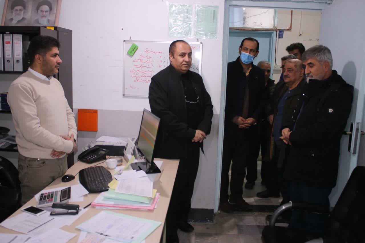بازدید سرزده فرماندار سردشت از شبکه بهداشت و درمان ، بیمارستان امام و درمانگاه شهدا