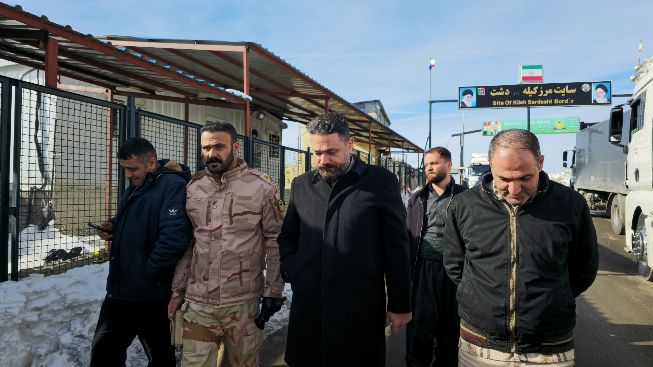 بازدید میدانی فرماندار سردشت از بازارچه مرزی کیله در راستای توسعه و رفع موانع اقتصادی