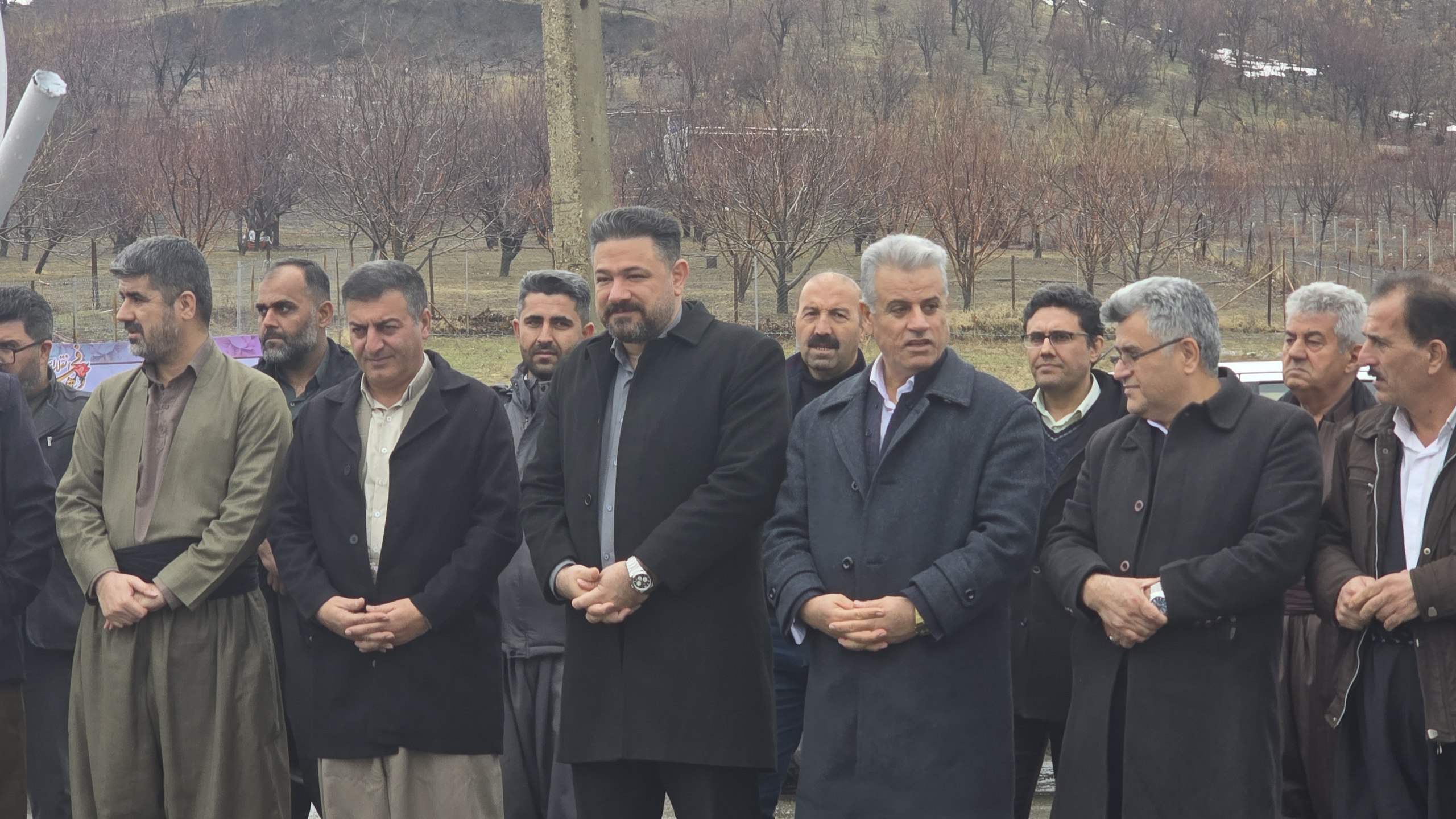 پرده برداری از تندیس ورودی روستای کولسه علیا در آستانه دهه فجر