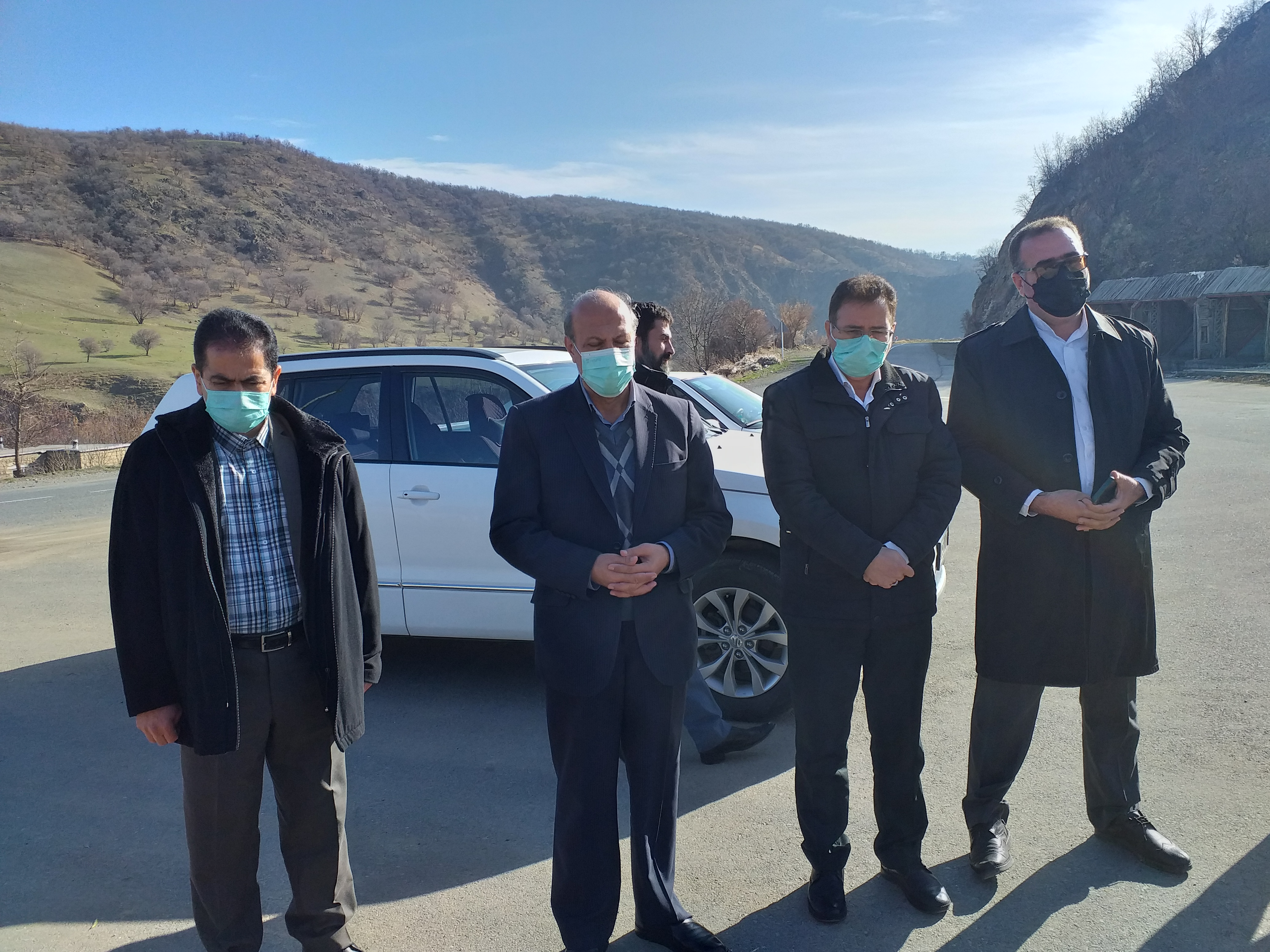 ️بازدید مهندس شاملو معاون عمران روستایی بنیاد مسکن انقلاب اسلامی از # روستای شیوه مردان بخش وزینه