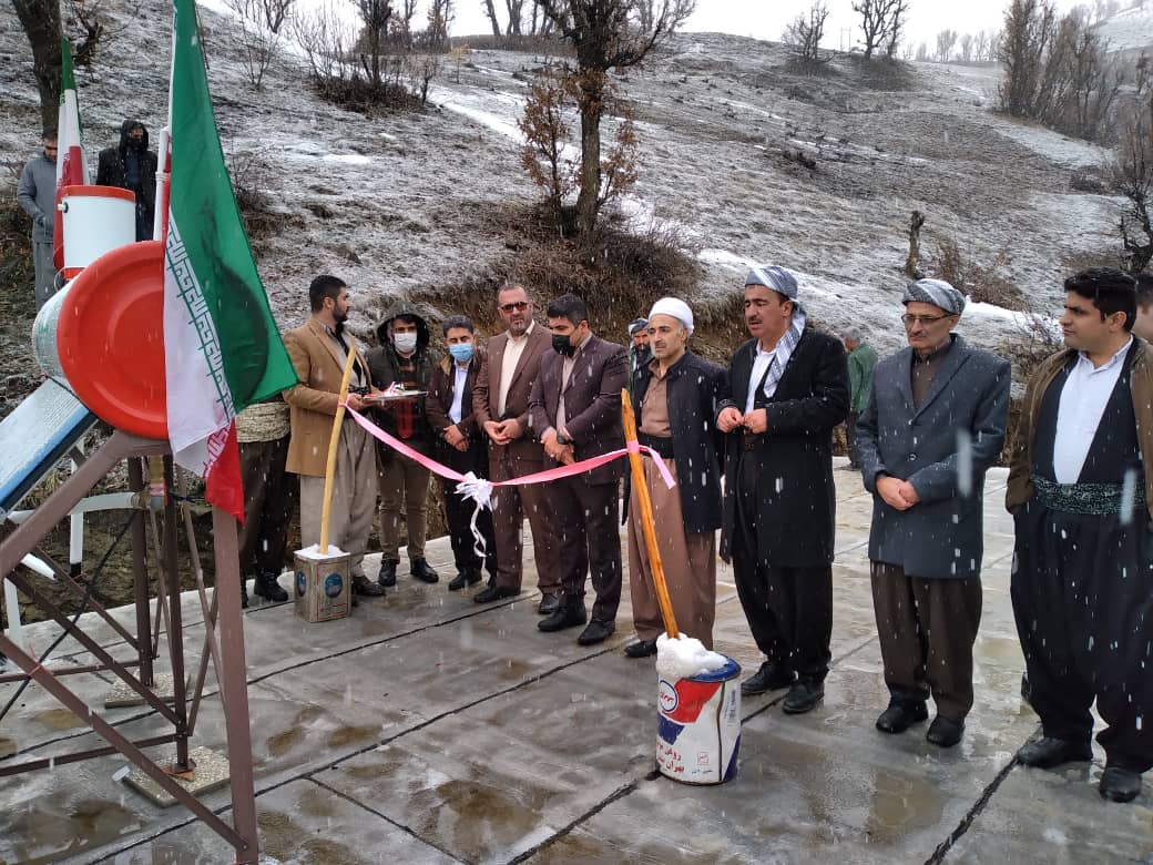️نصب و راهاندازی 10 آبگرمکن خورشیدی در روستاهای جنگلی سردشت