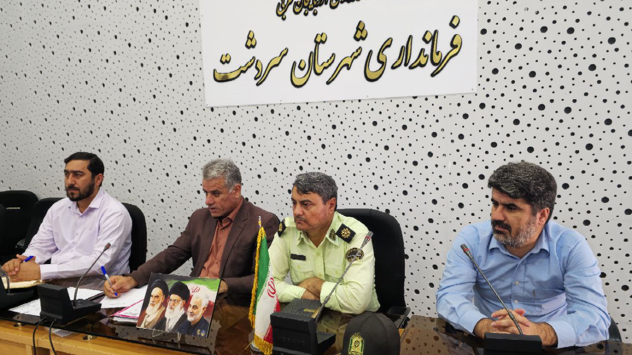 برگزاری جلسه مدیریت بحران شهرستان با محوریت آمادگی و پیشگیری از حوادث طبیعی