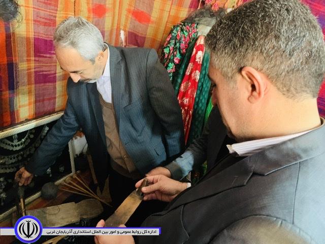 بازدید مدیرکل امور روستایی و شوراهای آذربایجان غربی از موزه مردم شناسی روستای بیوران