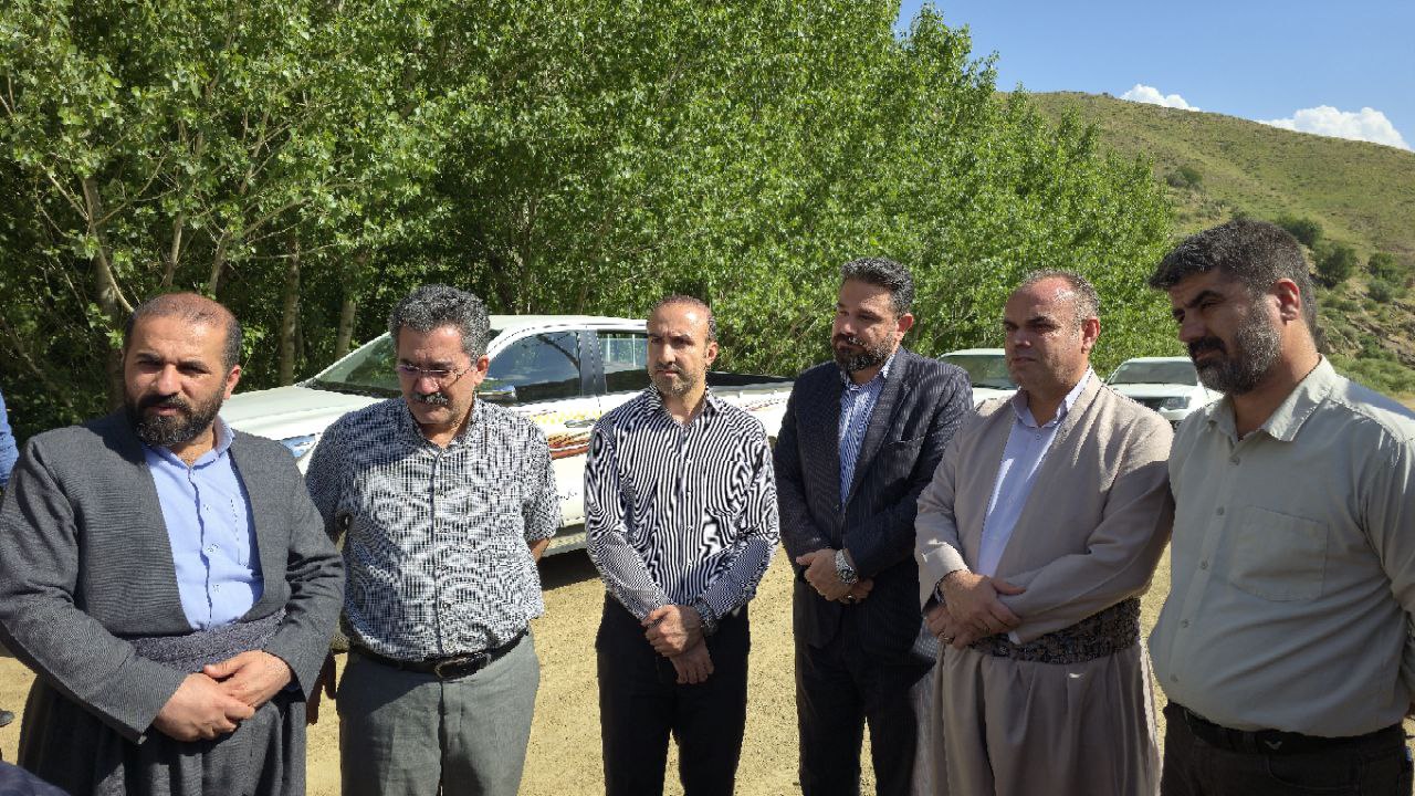 بازدید مشترک فرمانداران و نمایندگان مجلس از پروژه جاده سردشت-بوکان | 14 کیلومتر باقیمانده تا تکمیل پروژه