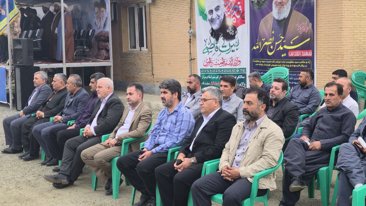 صبحگاه مشترک نیروهای نظامی، انتظامی و ادارات شهرستان سردشت به مناسبت سوم خرداد، سالروز فتح خرمشهر