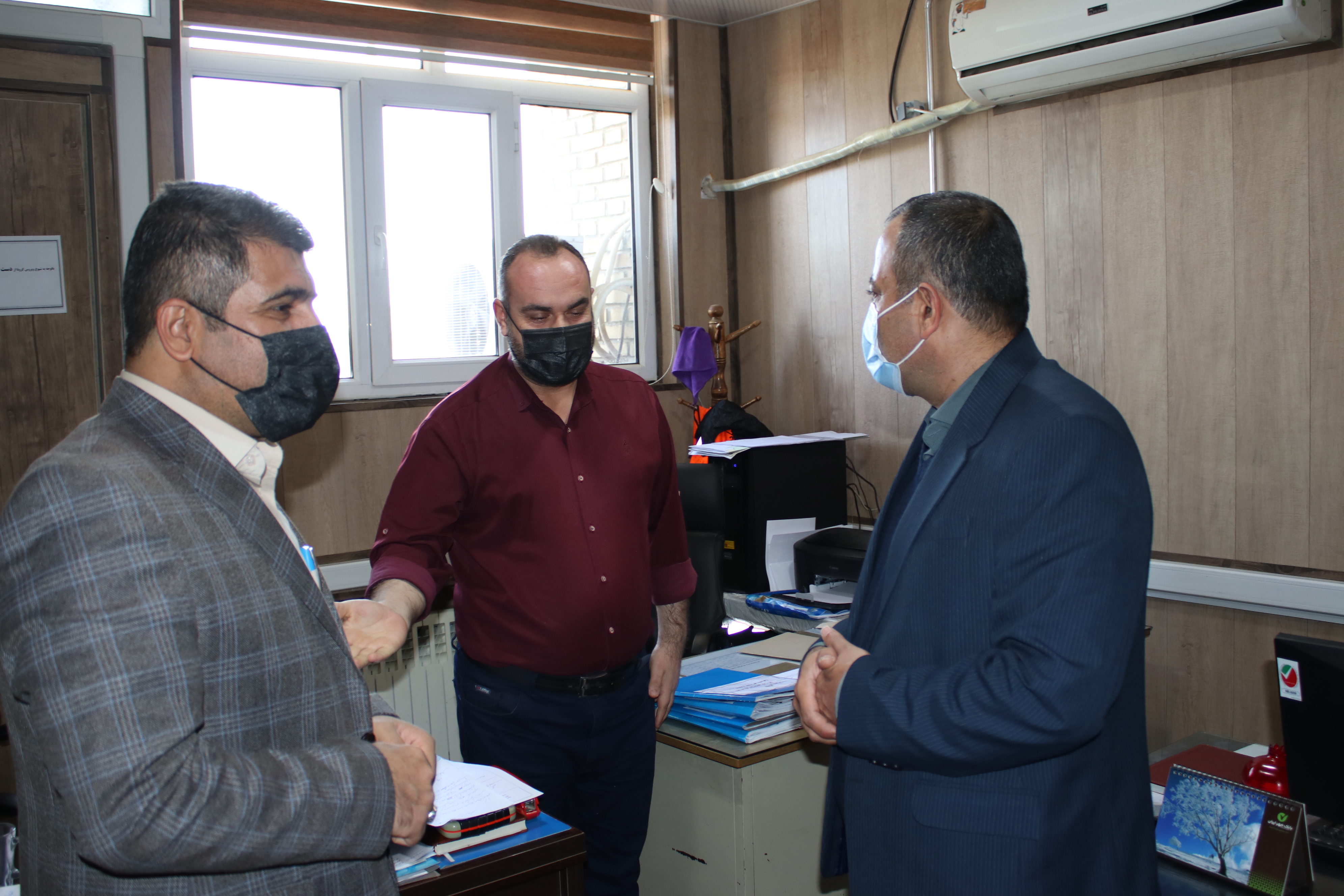 بازدید سرزده سرپرست فرمانداری شهرستان سردشت از اداره  و ماشین آلات راهداری و حمل ونقل جاده ای