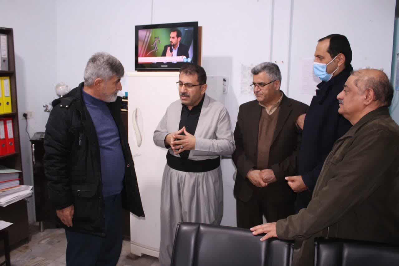 بازدید سرزده فرماندار سردشت از شبکه بهداشت و درمان ، بیمارستان امام و درمانگاه شهدا