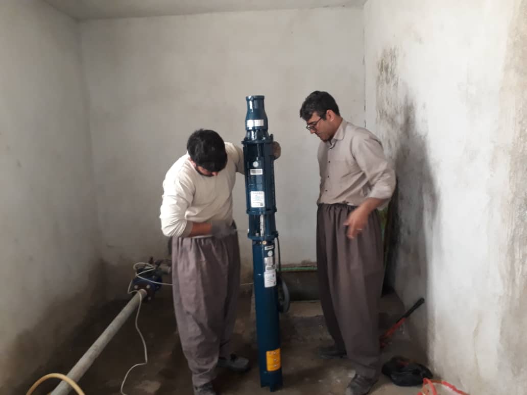 با دستور فرماندار شهرستان سردشت مشکل افت فشار آب مارغان برطرف شد.