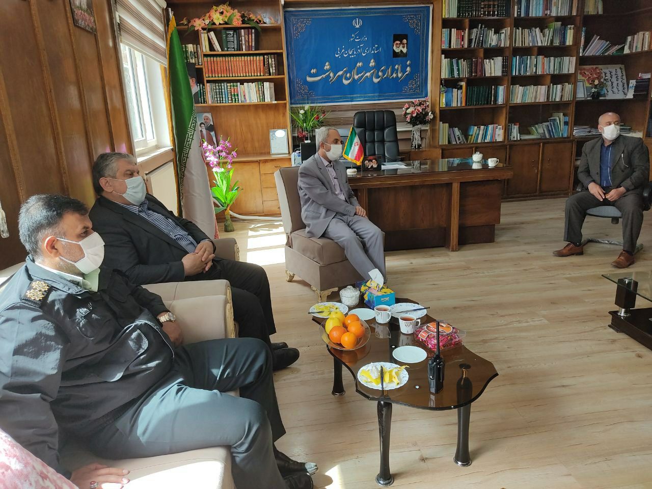 دیدار شورای خیرین شهرستان سردشت با دکتر جواد آقا زاده ریاست دانشگاه علوم پزشکی ارومیه