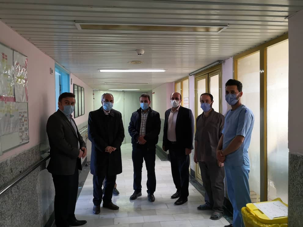 بازدید فرماندار از بیمارستان امام خمینی(ره) سردشت و عیادت از بیماران: