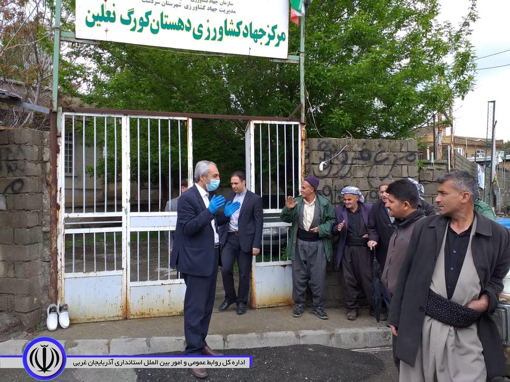 نخشی پورفرماندارشهرستان سردشت ازمرکز بخش وزینه بازدید بعمل آورد: