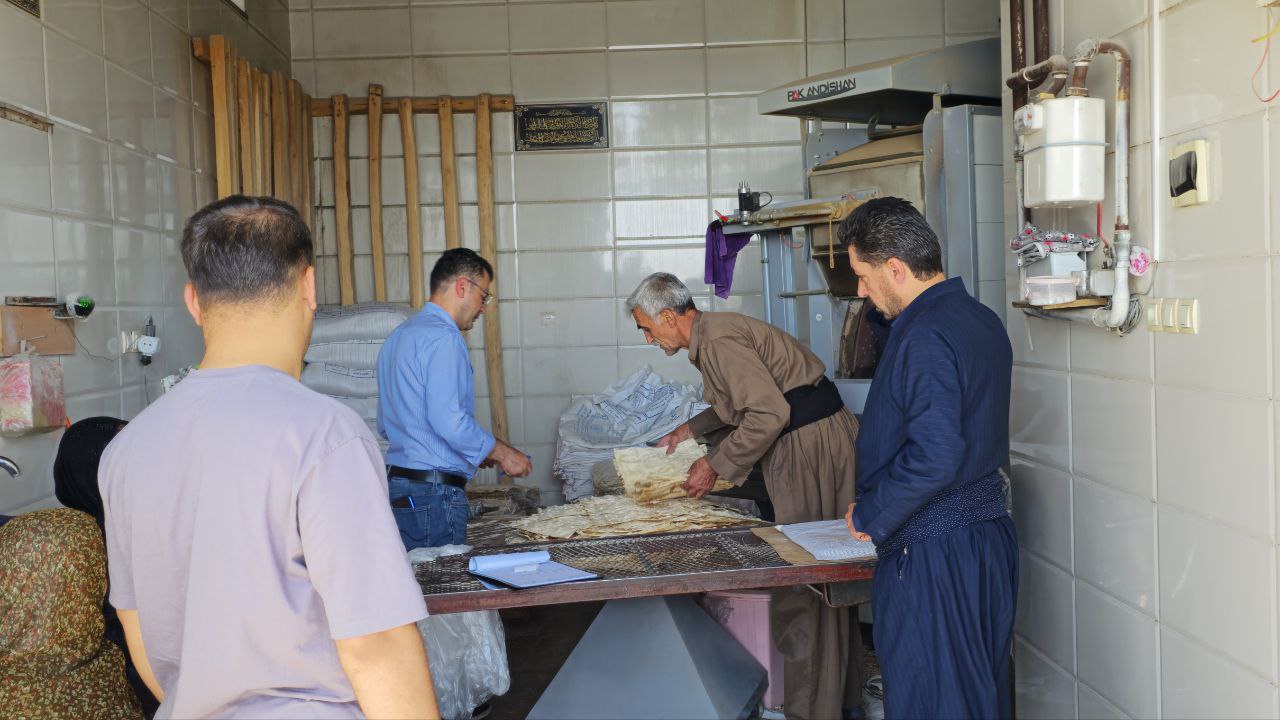 فرماندار سردشت از نانوایی‌های شهر بازدید کرد