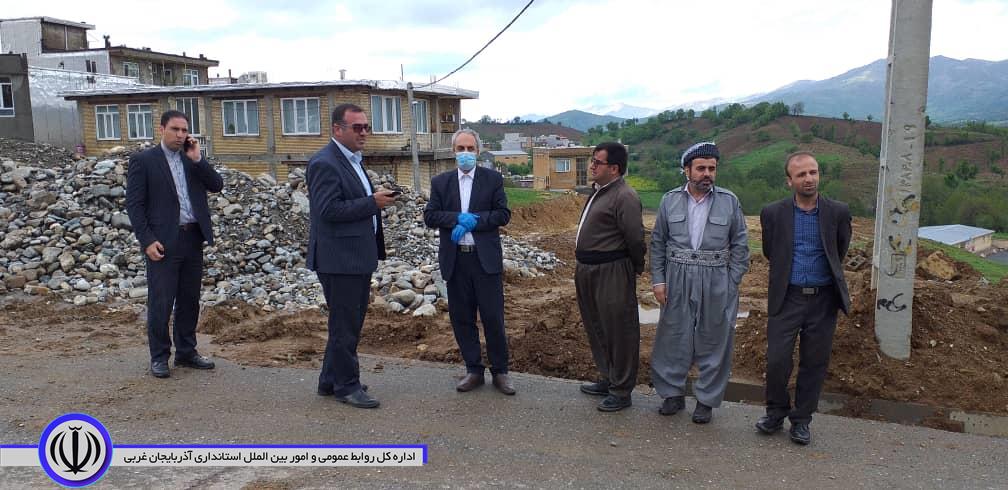 نخشی پورفرماندارشهرستان سردشت ازمرکز بخش وزینه بازدید بعمل آورد: