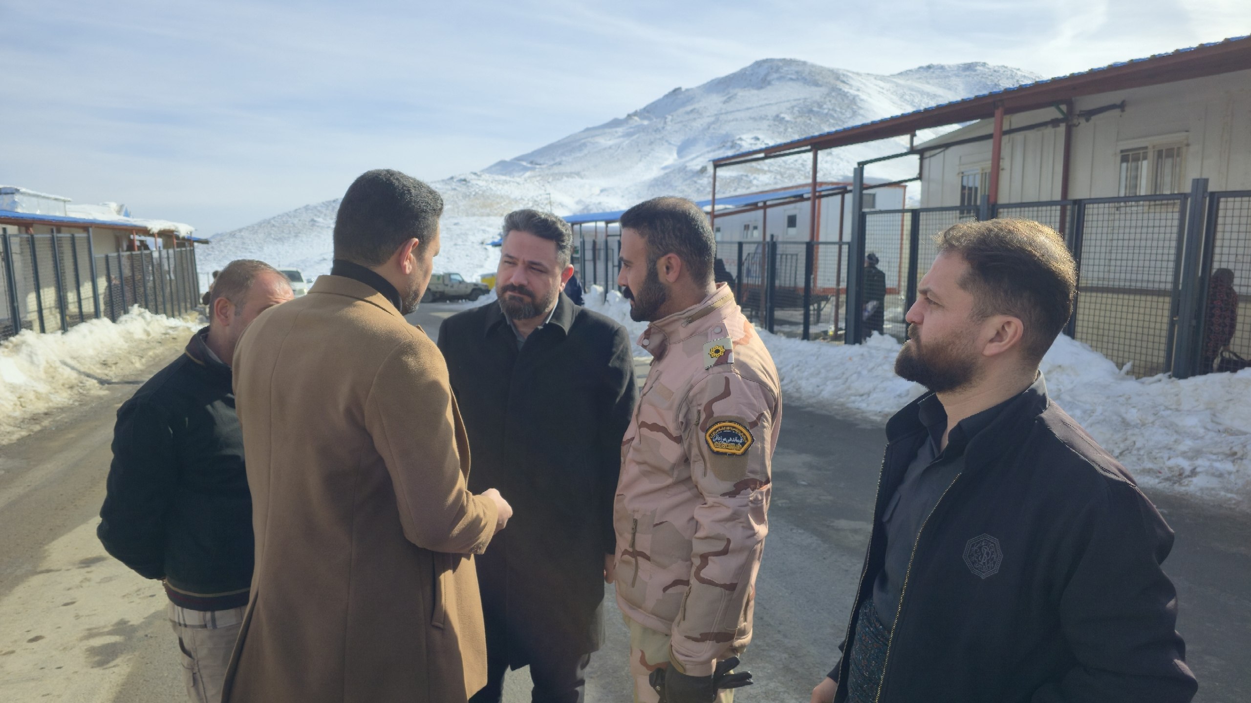 بازدید میدانی فرماندار سردشت از بازارچه مرزی کیله در راستای توسعه و رفع موانع اقتصادی