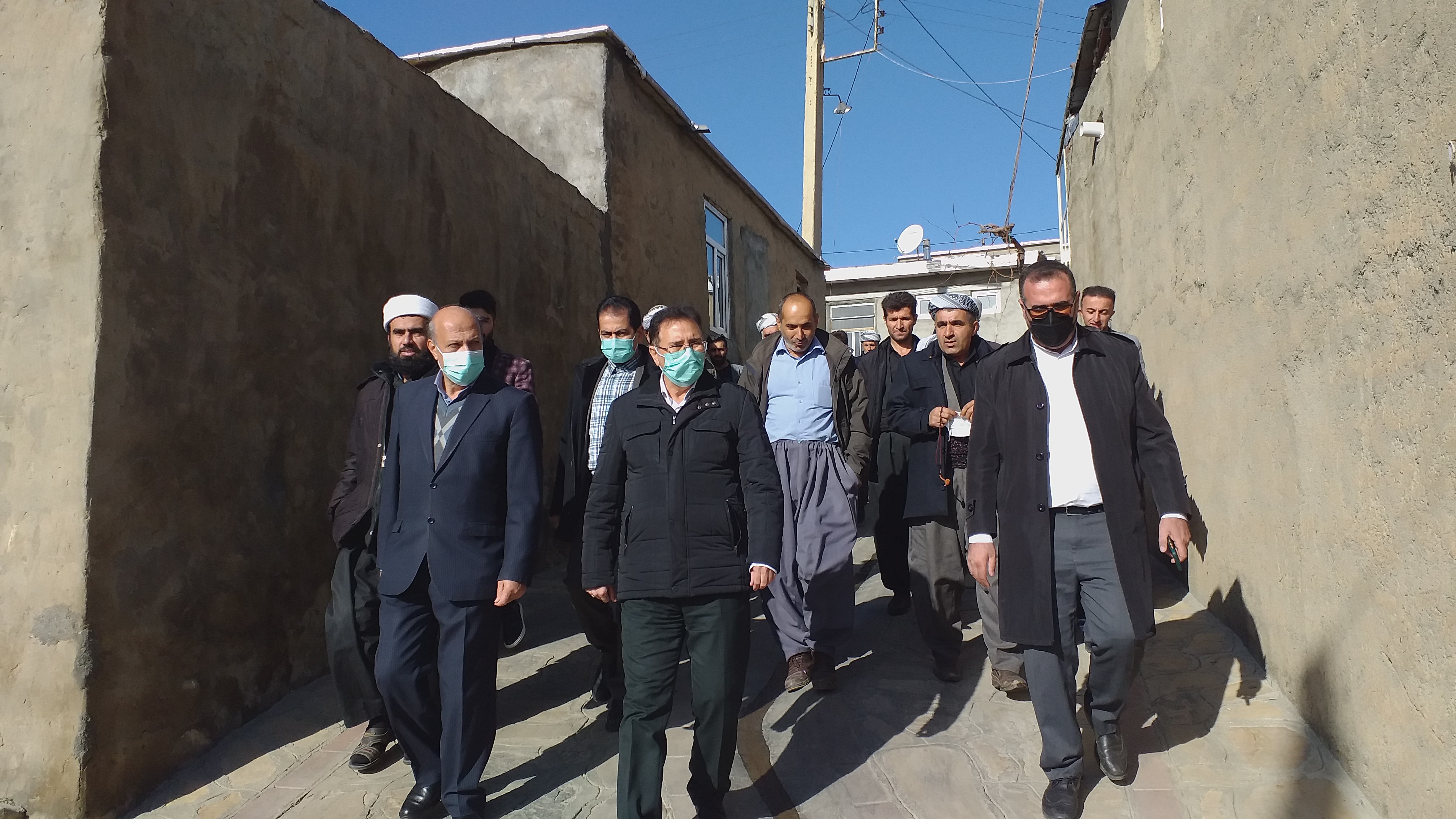 ️بازدید مهندس شاملو معاون عمران روستایی بنیاد مسکن انقلاب اسلامی از # روستای شیوه مردان بخش وزینه