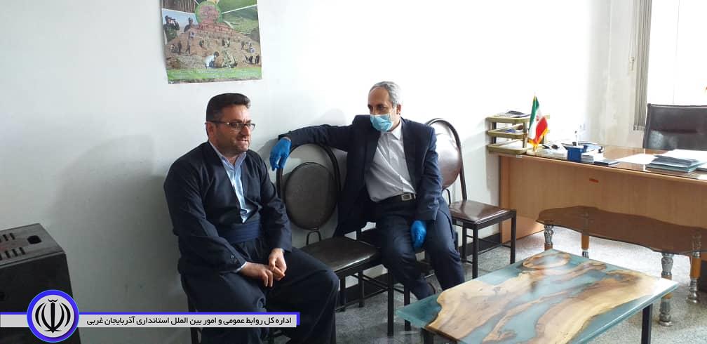 نخشی پورفرماندارشهرستان سردشت ازمرکز بخش وزینه بازدید بعمل آورد: