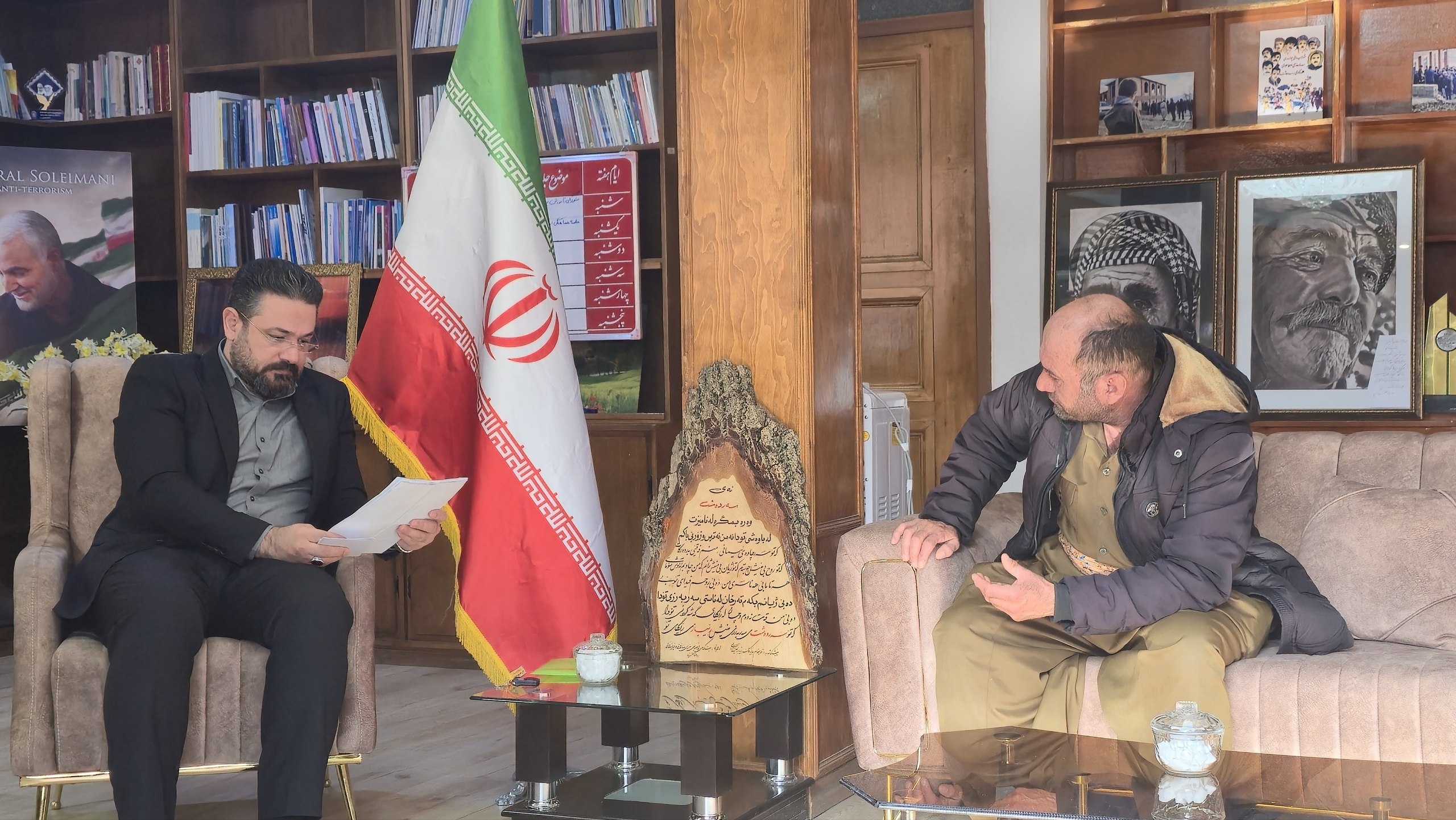 برگزاری ملاقات مردمی "ریباز میرزایی"  فرماندار شهرستان سردشت