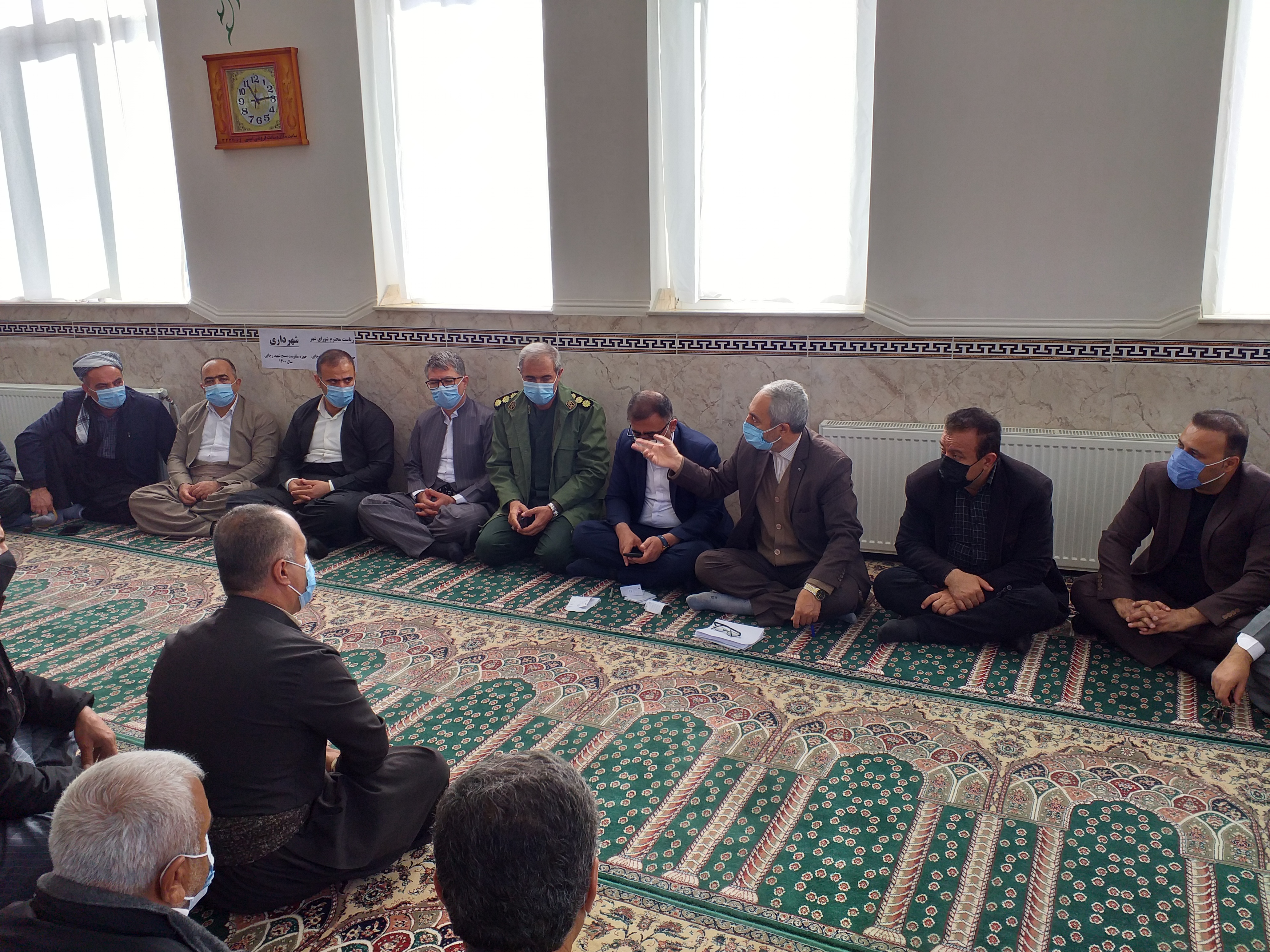 برگزاری میز خدمت به مناسبت گرامیداشت هفته بسیج