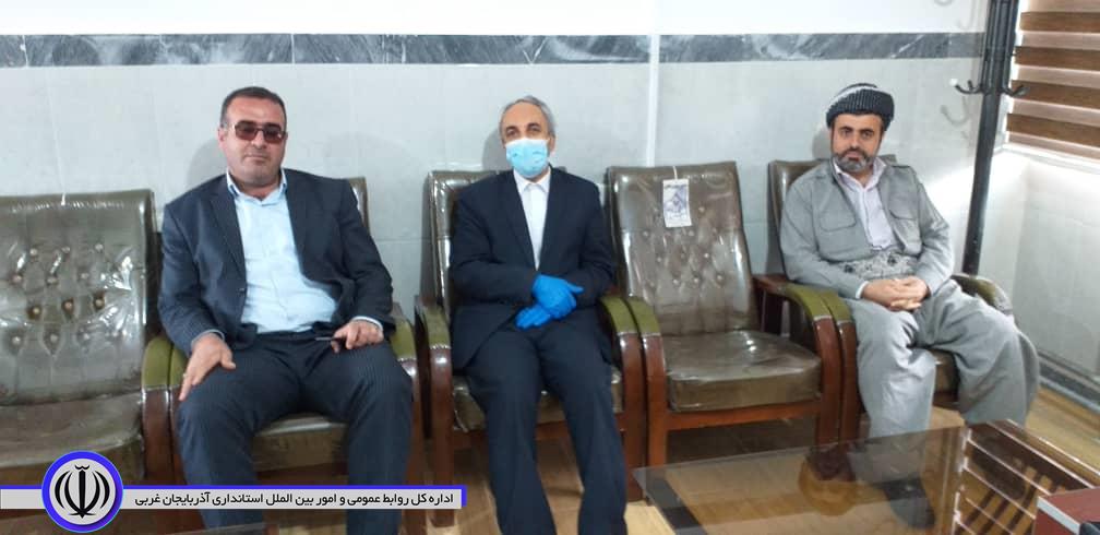 نخشی پورفرماندارشهرستان سردشت ازمرکز بخش وزینه بازدید بعمل آورد: