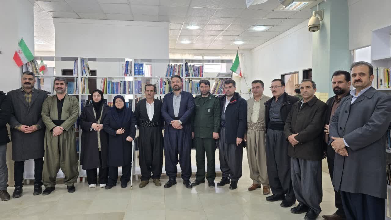 افتتاح قرائت خانه و کتابخانه استاد هژار در شهر ربط به مناسبت دهه مبارک فجر با هدف توسعه فرهنگ کتاب‌خوانی