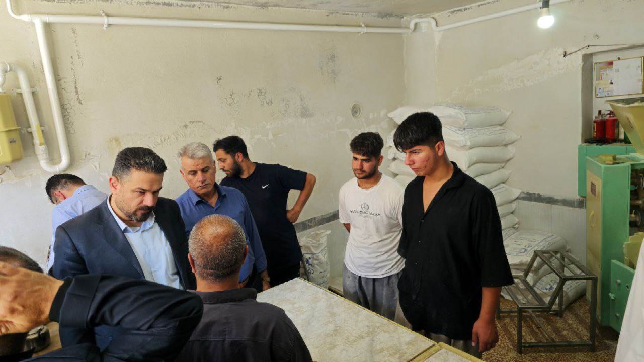 فرماندار سردشت از نانوایی‌های شهر بازدید کرد