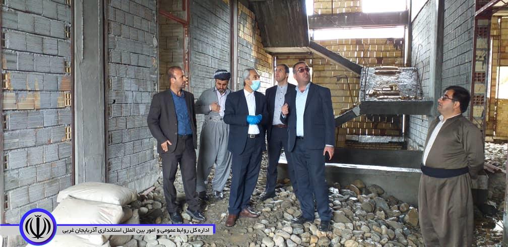 نخشی پورفرماندارشهرستان سردشت ازمرکز بخش وزینه بازدید بعمل آورد: