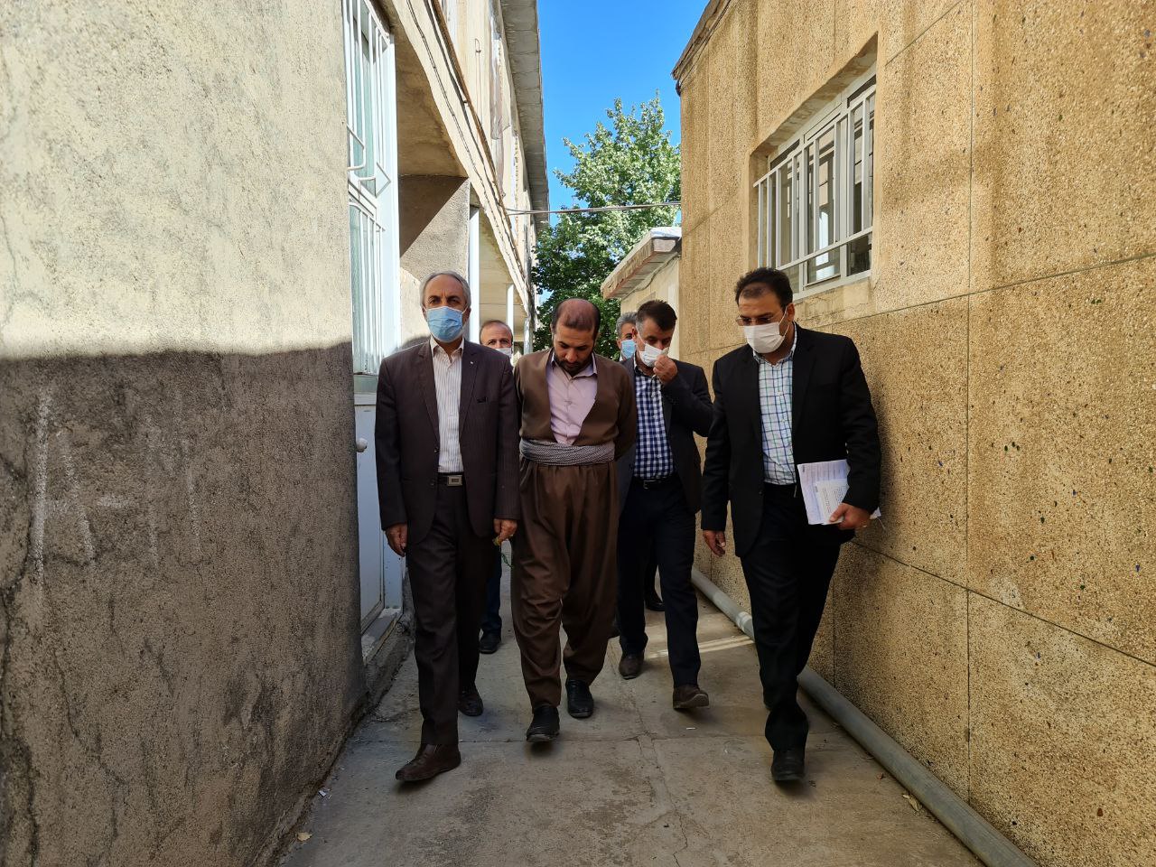 ️بازدید از ساختمان تخریبی ستاد شبکه بهداشت و درمان