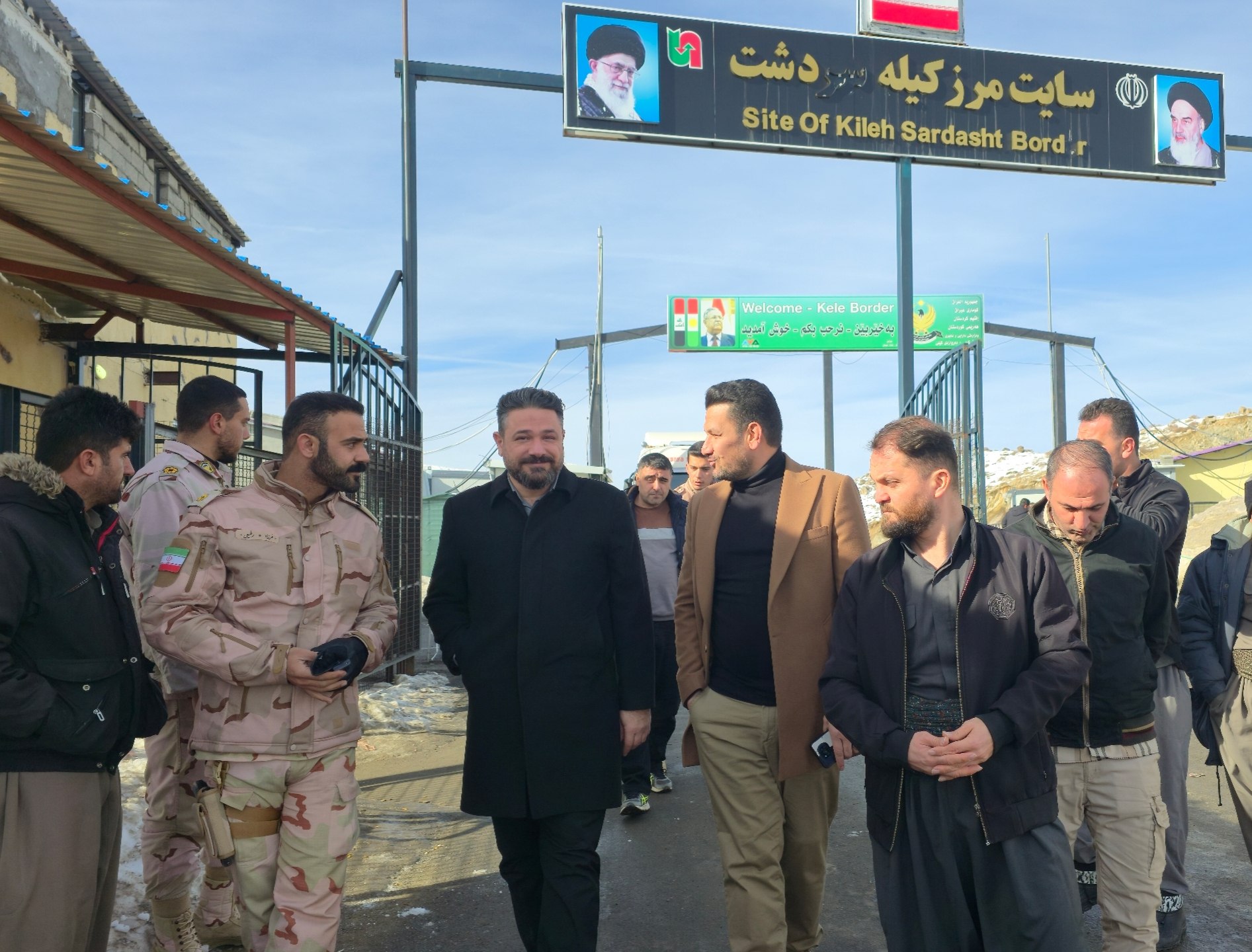 بازدید میدانی فرماندار سردشت از بازارچه مرزی کیله در راستای توسعه و رفع موانع اقتصادی
