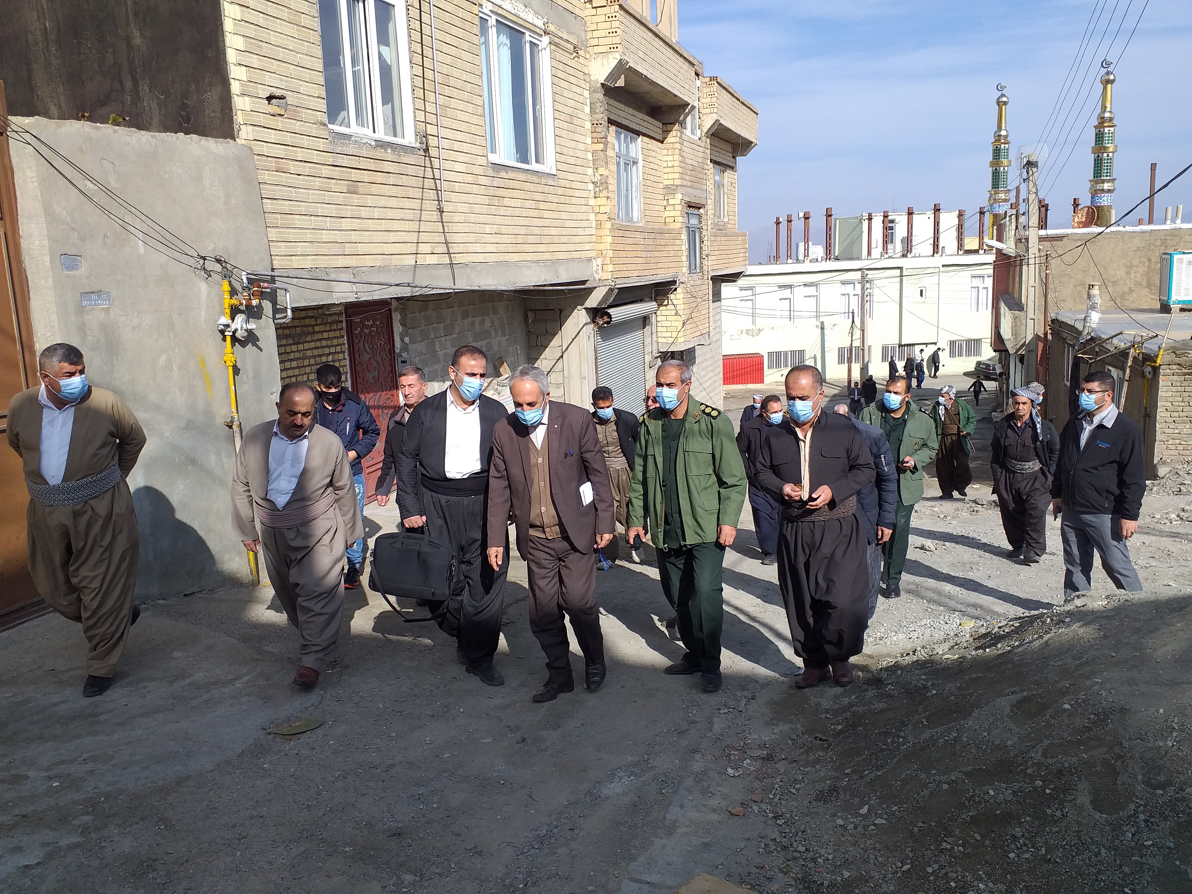 ️بازدید فرماندار شهرستان از نقاط مختلف شهر و محلات در راستای بررسی مشکلات و درخواست های شهروندان