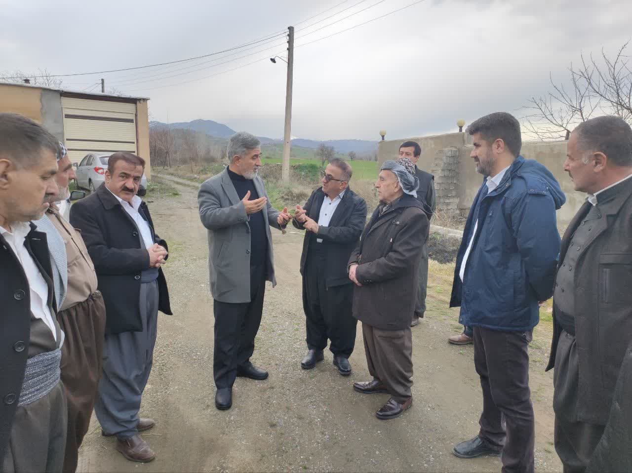 بازدید از دو روستای " گورانگان و اشترمل" و رسیدگی به مسایل و مشکلات آنها