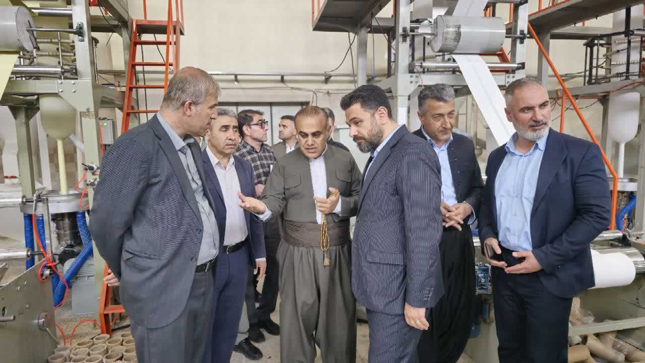 سرپرست فرمانداری شهرستان سردشت از کارخانه تولید سفره یکبار مصرف هاوین پلاستیک سردشت بازدید کرد.